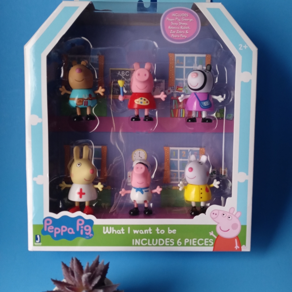 Peppa pig & friends what I want to be set of 6
